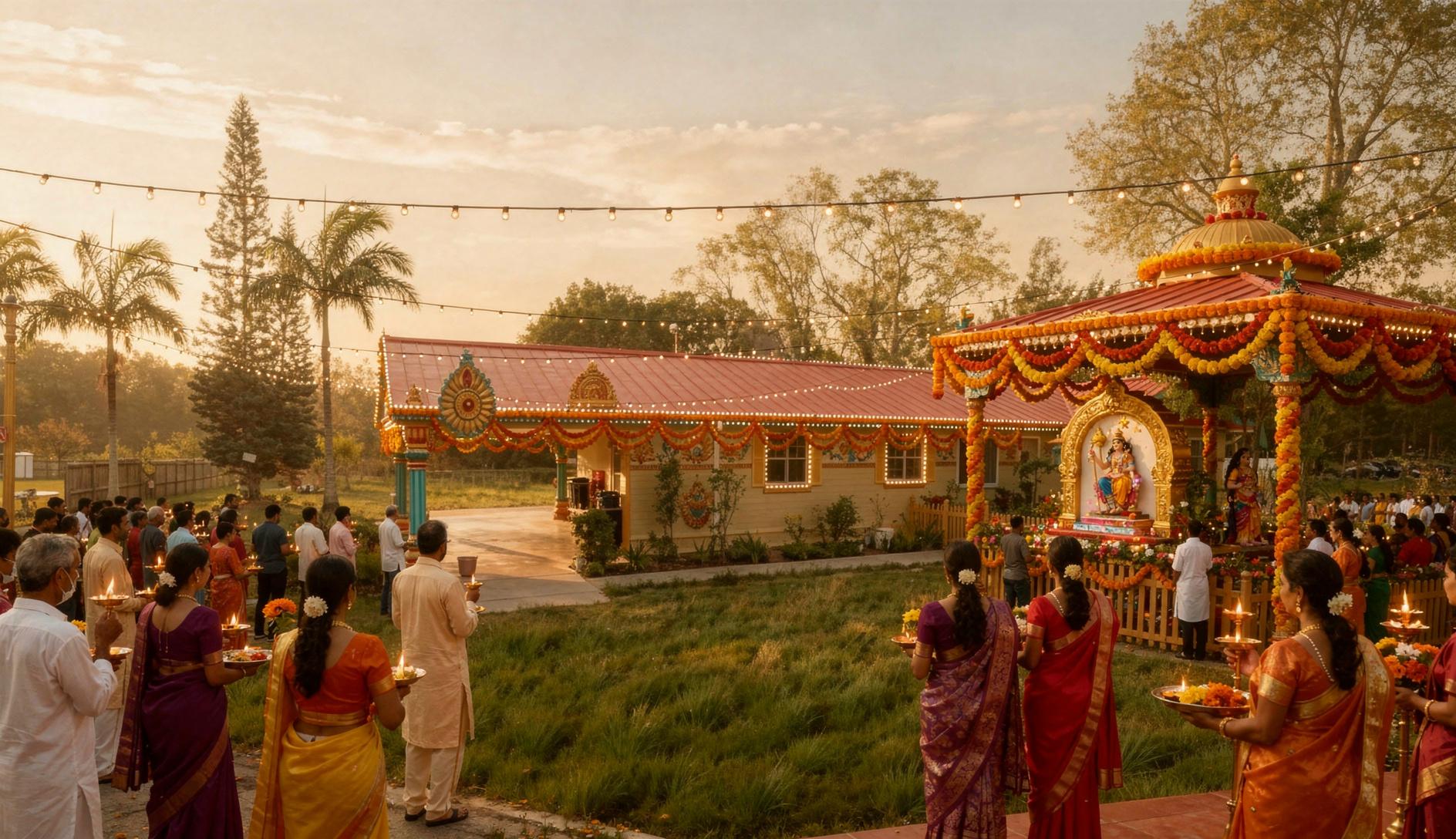 Rama Navami celebration at Vishnu Mandir, Tampa
